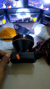 Senter Kepala Headlamp 80W Mitsuyama MS-182P Bonus Lensa Kuning + Lampu Bohlam Emergency / Senter Kepala Multifungsi / Senter Kepala Murah / Senter Kepala Tahan Lama