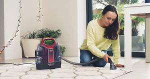 [TẶNG 2 CHAI NƯỚC GIẶT BISSELL]Máy Giặt Thảm Hơi Nước Bissell SpotClean Máy Giặt Sofa Rèm Cửa Nhập Đức BH 12 Tháng