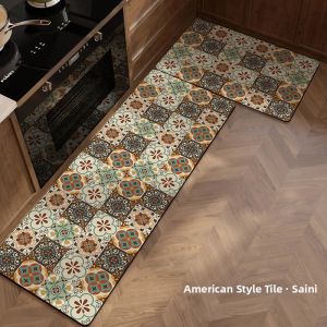 Waterproof Oil-resistant Non-slip Anti-fall Easy-to-clean Kitchen Mat