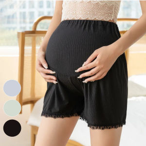 Summer High Waist Loose Safety Shorts for Pregnant Women Plus Size Maternity Briefs Adjustable Pregnancy Underwear Pants
