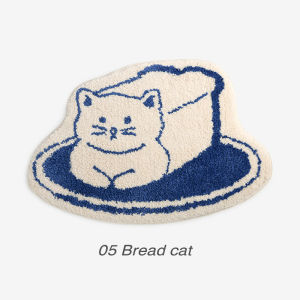 VIKAMA Cute Cartoon Wool-Like Carpet Anti-Slip Bath Floor Mat Soft Living Room and Bedroom Floor Mat Home Decoration