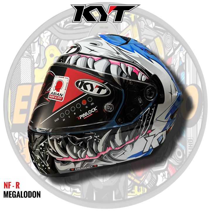 kyt nfr full dual visor fullface helmet Lazada PH