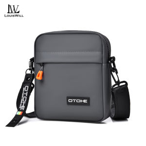 LouisWill Men’s Shoulder Bag Mini Cross Body Bag Casual Lightweight Messenger Bag Large Capacity Waterproof Leisure Street Bag Travel Bag Outdoor Riding Bag For Men
