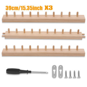Wooden Loom Chunky Knitting Blanket Machine DIY Crafts Hand Knitting Tool Handmade Weaving Kit for Blanket Making Handicrafts