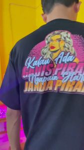 KAOS DISTRO KAOS GADIS PIRANG NEW COTTON COMBED 24S (LEBIH TEBAL DARI 30S) ADEM NYAMAN DI PAKAI DAYA SERAP KERINGAT TINGGI
