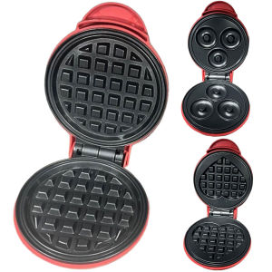 Mini Waffle Maker Nonstick Nonstick Surface Compact Quick Heat-Up Kitchen Appliance for Breakfast