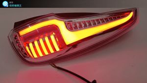 PERODUA MYVI LAGI BEST 2011-2016 DYNAMIC LED REAR TAIL LAMP WITH SCAN LIGHT (CLEAR) 2 PCS / SET