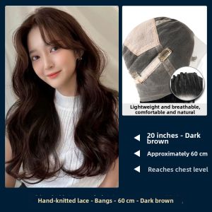 NIANYAO | Middle Part Curly Long Wig 100% Human Hair Full Cap