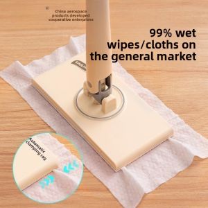 Taili Mini Mop Cloth Iron Rod Household Cleaning Tool Hand Wash Free Glass Window Kitchen Bathroom Floor Cleaning Sponge Mop