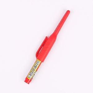 OUHOE | ۞ 1PCS 45mm Extra-Long Nib Oil-Based Marker Refillable Black For Deep Hole Line Marking On Wood Tile Construction Site