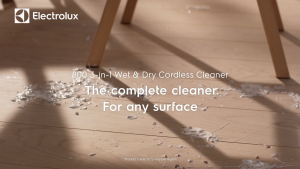Electrolux 800 3-in-1 Wet & Dry Cordless Cleaner EFW81713 (MOP & VACUUM)