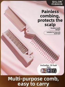 SALON FASHION | Portable Foldable Hair Comb For Girls