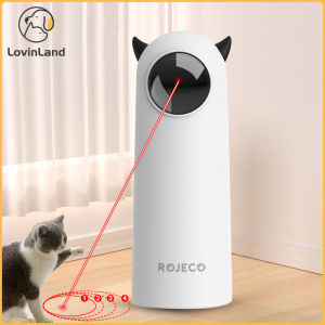 ของเล่นแมวอัตโนมัติ Interactive Smart Teasing Pet LED Laser Indoor Cat Toy Accessories Handheld Electronic Cat Toy For Dog