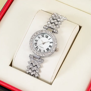 SCG Jam Tangan Wanita JW-44: Fashion Belian Full Romawi & Strap Rantai