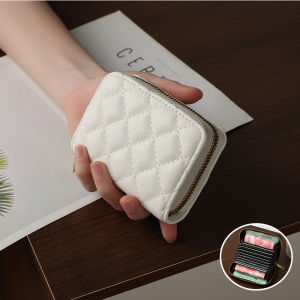 Ganmogu Simple Wallet Ins Style Retro Womens Small Exquisite Mini College Student Card Holder Billfold Wallet Leather Wallet