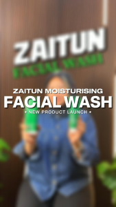 Zaitun Moisturising Facial Wash For All Skin Type Refresh & Brighten Skin With Niacinamide 100ML