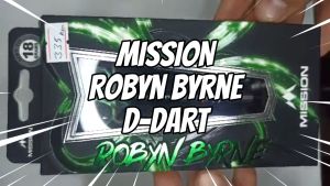 MISSION SOFT TIP DART - 18G Robyn Byrne Black Titanium 90% Tungsten SOFT DARTS (ARROW DART LEMBUT)