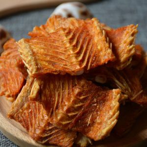 Crispy Fish Bones Snack Ready To Eat Dried Fish Skeleton Seafood Snack Crunchy Fish Bone Chinese Popular Seafood Snack