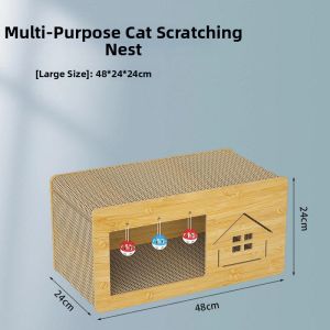 YUYOU | All-Season Durable Cat Scratching Board & Bed Large Sofa Design