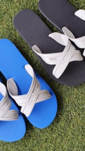 รองเท้าแตะ PUPPA (สีพิเศษ) รองเท้าฟองน้ำ แบบ 2 สี ทนทาน ใส่สบาย มีเบอร์ 9 - 11 (1คู่)