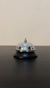 Bel Kasir Call Bell Silver Bel Panggil Meja Kasir Bell Cafe Bel Panggilan Bel Resepsionis KTCmart