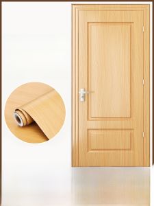 Renovate Old Wooden Door Stickers Self Adhesive Color Changing PVC Wall Decals Modern Simple Style Kitchen Bathroom Waterproof