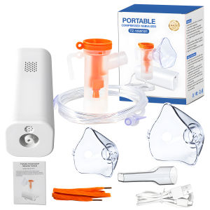Portable Medical Compression Nebulizer 3.7μm Silent Desktop Inhaler Ultrasonic Medical Grade Atomizer Baby Kids Adult