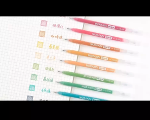 [SG] Large Capacity Colorful Journal Pens Morandi Color Series Gel Pens Cute Ins Multi-color Pens Candy Color Note Pens
