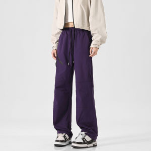 Quần Dài Nam Chống Thấm Nước Phong Cách Mỹ Mùa Xuân Thu Quần Dài Thường Ngày Rộng Rãi Cho Thanh Thiếu Niên