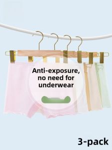 MiiOW | Girls Safety Pants Child Anti-Light Underwear Pure Cotton Boxer Briefs Summer Thin Baby Base Layer Boxer Shorts Antibacterial