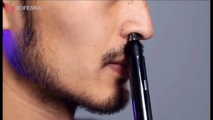 【SHOPLUS】Electric Nose and Ear Hair Trimmer Sideburns and Eyebrow Shaving Face Hair Removal for Men and Women Electric Nose Hair Clipper USB Rechargeable Nose Hair Trimmer Nose Ear Hair Trimmer Electric Removal Beard Gunting Bulu Hidung HB1001