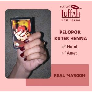HENNA TUFFAH ORIGINAL CAT KUKU HALAL BONUS SABUN COLAGEN