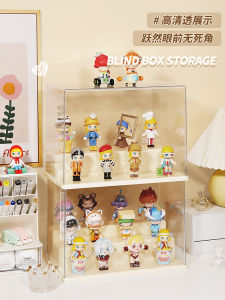 Transparent Dustproof Figure Storage Box Display Stand Block Toy Organizer Bubble Mat Storage Box Bedroom Display Cabinet
