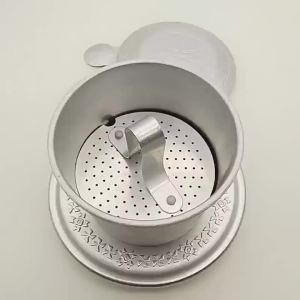 # 1 Set Portable Coffee Dripper Vietnamese Coffee Filter Compact Coffee Supplies Aluminum Coffee Accessories For Lovers Unique