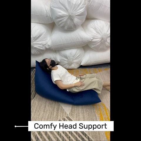 Bean bag with head support sale