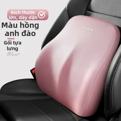 ZHONGMIAO | Gối Hỗ Trợ Cổ & Thắt Lưng Bằng Foam Nhớ Hình Dạng Cho Ô Tô