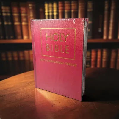 NIV Holy Bible New International Version Compact Hardbound Can Carry Anywhere.