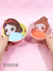 พร้อมสต็อก ชามเมลามีน ใส่ซุป กันแตก Disney ลายการ์ตูน สำหรับเด็ก