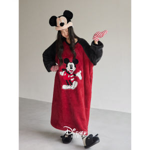 BEIYAN | Thickened Flannel Warm Winter Sleep Dress