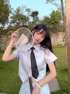 💗🙋♀️💗超轻羽毛球拍套装全碳素纤维成人儿童羽毛球拍专业耐用单双打球拍