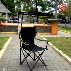 SPEEDS Kursi Lipat Outdoor Dengan Kanopi Canopy Folding Chair Camping Hiking Portabel 031-60