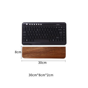 Walnut Wood Keyboard Wrist Rest Palm Pad Mechanical Keyboard Ergonomic Pad 87/98/104/108 Key Suitable For Multiple Sizes Custom