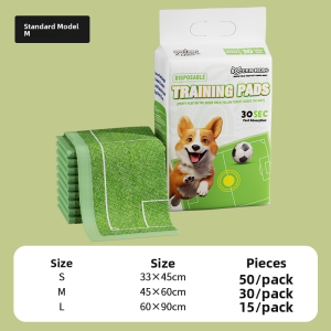 MONLEYTA | Thickened Pet Urinal Mat Dog Training Pad Odor Eliminator Puppy Toilet Training Target Induction Pet Urine Pad Dog Pee Pad
