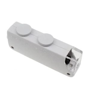 1pcs New Quality Handheld 160X-200X Magnification Zoom Len LED Lighted Light Lamp Pocket Microscope Magnifier Loupe Hot Sale