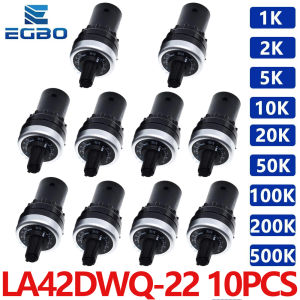10PCS ​LA42DWQ-22 Rotary Potentiometer Resistance Switch Converter  500K 200K 100K 50K 20K10K 5K 2K 1K