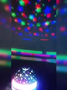 โคมไฟ LED หมุนได้ กลางคืน โคมไฟโรแมนติก หัวเตียง แต่งบ้าน 360° รอบไฟ กลางคืน