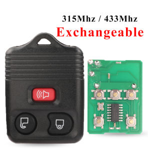 jingyuqin 25pcs 2/3/4BTN Car Key 315/433MHZ For Ford Escape Explorer Keyless Entry Remote Control Car Key Clicker Transmitter