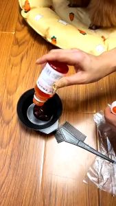 100ml Dog Hair Coloring Agent Cat Special Color Hair Dyeing Cream Not Hurt Hair Pet Grooming Colorful Dog Hair Bright Coloring Dyestuff Pigment Supplies