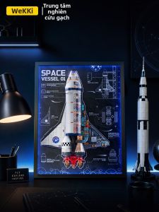WEIJI | Space Themed Lighted 3D Wall Art Building Blocks
