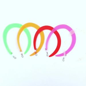 20PCS M Pretied Wiggle Tail with Quick Snap for Fishing Lures Fishing Flies Streamers Trout Bass Pike Saltwater Fishing Lures
